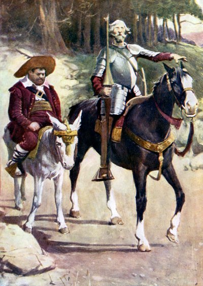 Illustration pour Don Quichotte - Walter Grieve